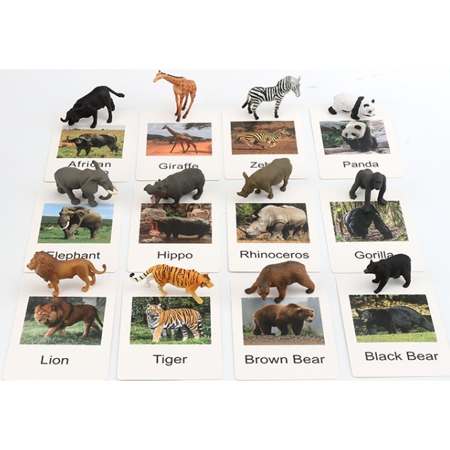 陸地動物模型英文字卡組-細節圖3