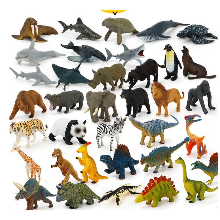 陸地動物模型英文字卡組-細節圖5