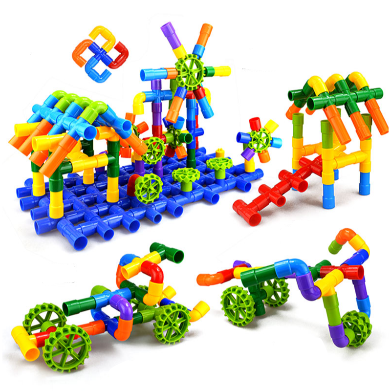 水管拼裝積木200個