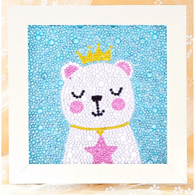 閃亮鑽石貼畫(含相框) 手作材料包 _免運費-規格圖2