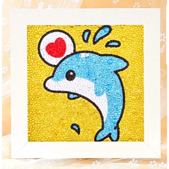 閃亮鑽石貼畫(含相框) 手作材料包 _免運費-規格圖2