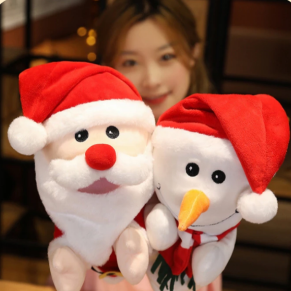 雪人造型手偶(免運)