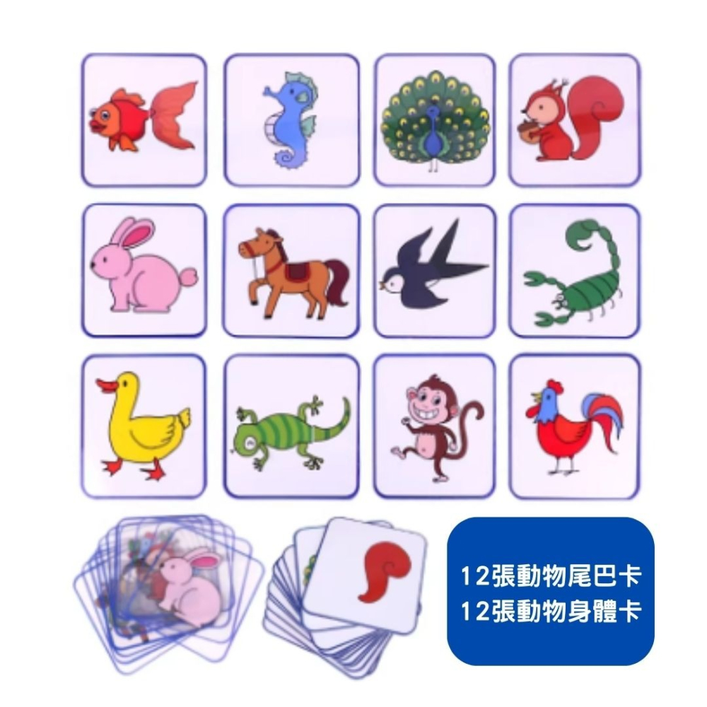 動物尾巴配對組／⑤ 活動道具-細節圖3