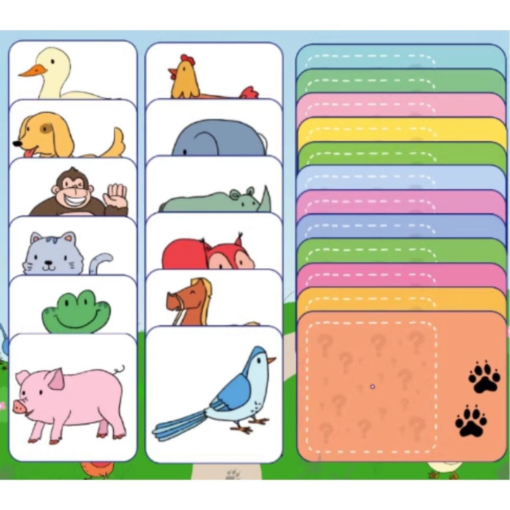 動物腳印配對組／⑤ 活動道具-細節圖2