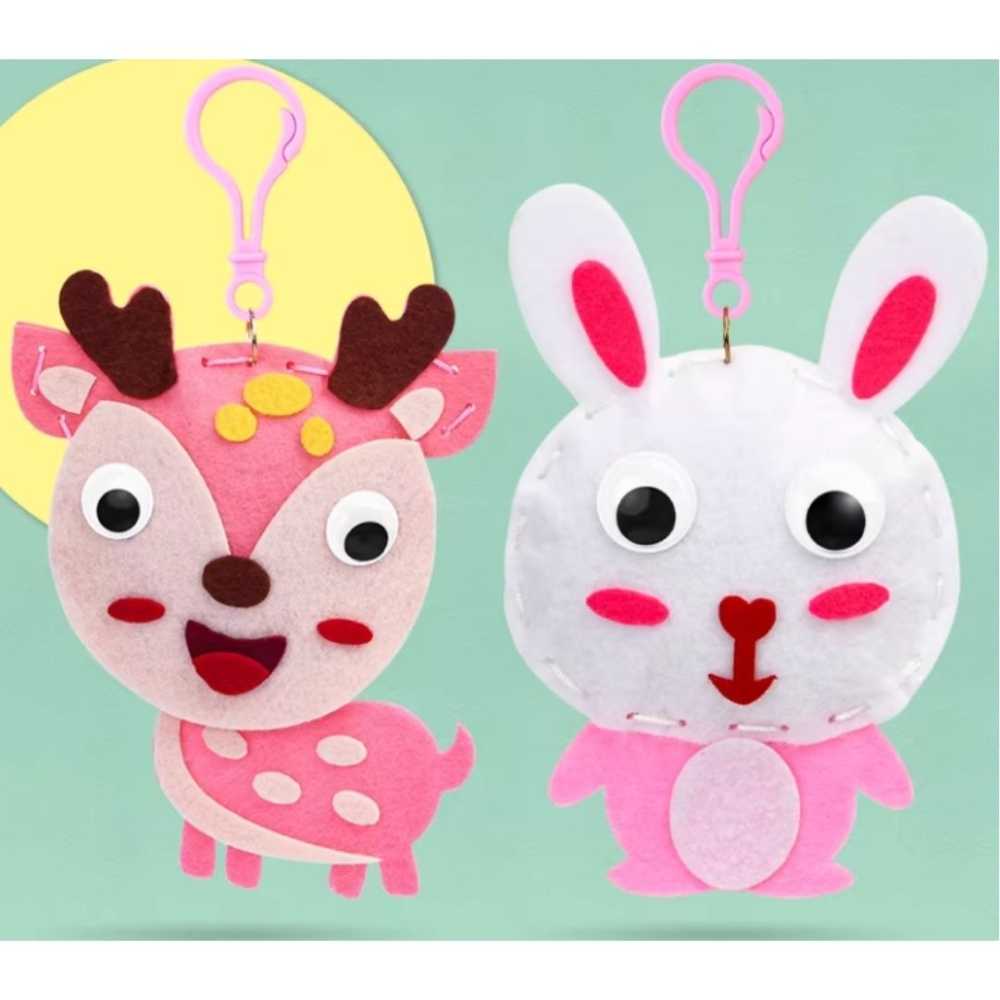 縫縫樂動物掛飾手作材料包／②主題材料包-細節圖3