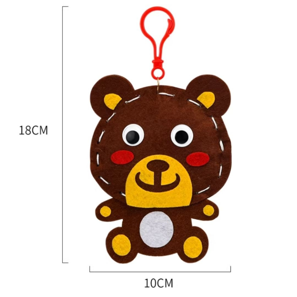 縫縫樂動物掛飾手作材料包／②主題材料包-細節圖4