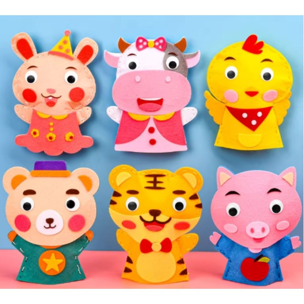 縫製動物手偶材料包／②主題材料包-細節圖6