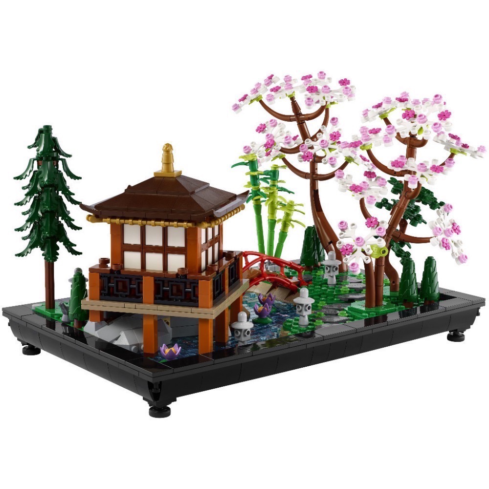 （就是愛樂高）樂高 lego 10315 寧靜庭園 生日禮物 外盒有壓痕-細節圖2