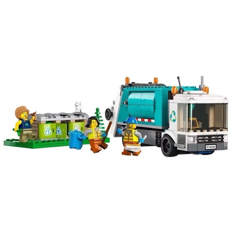 （就是愛樂高）樂高 lego 60386 資源回收車 垃圾車-細節圖2