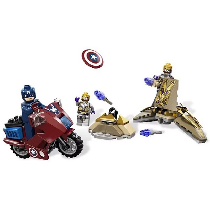 (就是愛樂高）樂高 lego 復仇者聯盟 6865 America＇s Avenging Cycle-細節圖2