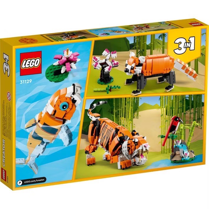 (就是愛樂高）樂高 lego 31129 Creator系列 三合一 猛虎-細節圖2