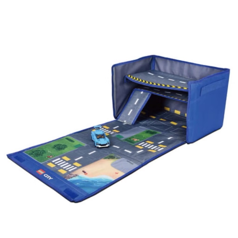 (就是愛樂高）樂高 lego 98055 城市系列 收納箱 遊戲墊-細節圖3