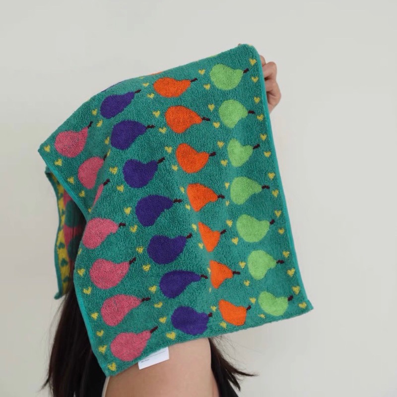 ┇三色三尺寸┇繽紛梨子浴巾繽紛梨子毛巾寶寶毛巾寶寶浴巾居家毛巾純棉毛巾吸水毛巾純棉浴巾吸水浴巾-細節圖5