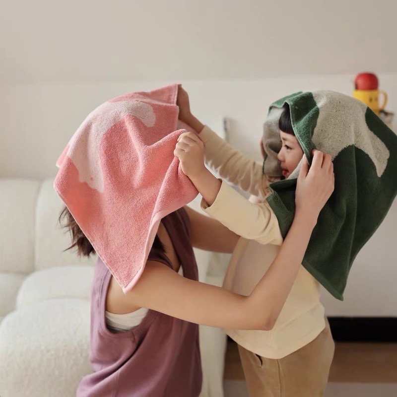 ┇三色┇北極熊毛巾北極熊浴巾居家毛巾純棉毛巾吸水毛巾純棉浴巾吸水浴巾-細節圖2