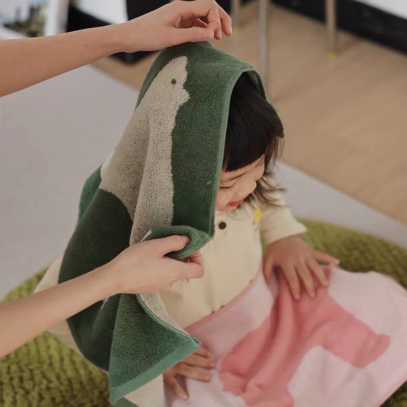 ┇三色┇北極熊毛巾北極熊浴巾居家毛巾純棉毛巾吸水毛巾純棉浴巾吸水浴巾-細節圖3