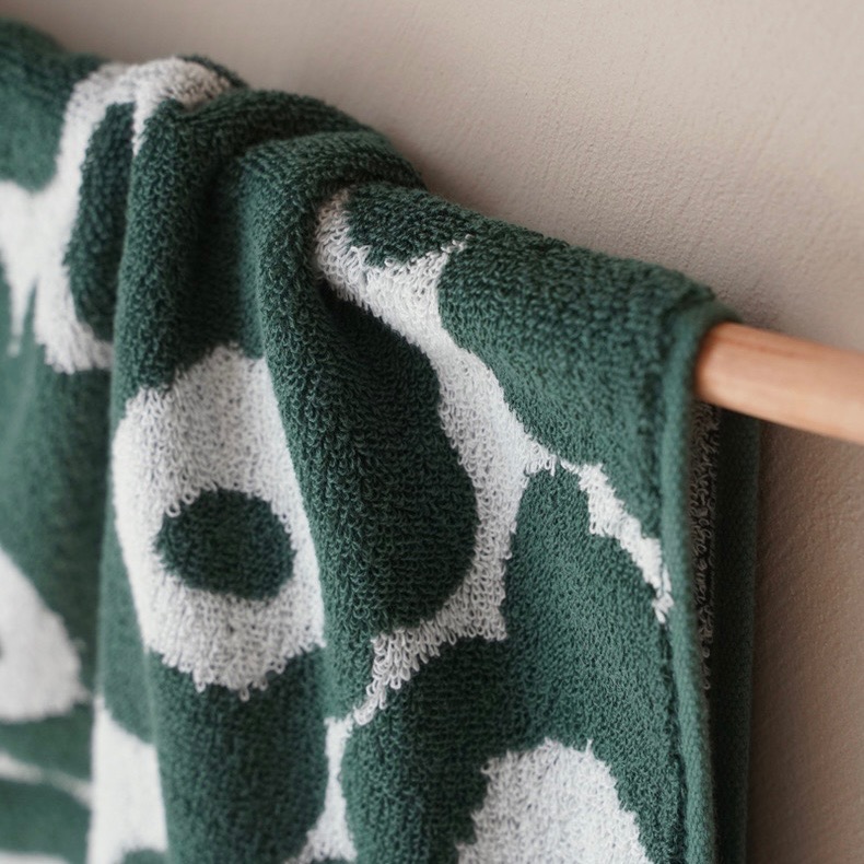 ┇兩色┇北歐花朵毛巾北歐花朵毛巾居家毛巾marimekko同款毛巾純棉毛巾吸水毛巾純棉浴巾吸水浴巾-細節圖5