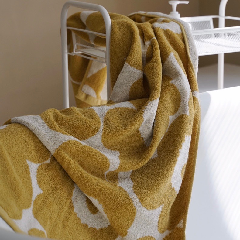 ┇兩色┇北歐花朵毛巾北歐花朵毛巾居家毛巾marimekko同款毛巾純棉毛巾吸水毛巾純棉浴巾吸水浴巾-細節圖9