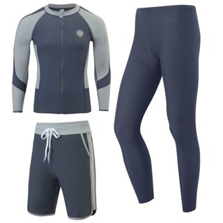 防曬 情侶親子 長袖泳衣 水母衣 潛水衣 防曬泳衣 泳裝 泳衣保守 長袖泳裝 泳衣 泳褲 潮流 韓國風-細節圖5