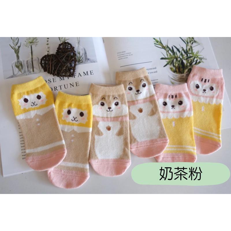 現貨【可愛動物童襪】三件一組 棉襪 台灣製 MIT 兒童襪子 動物 透氣 網眼 止滑-細節圖2