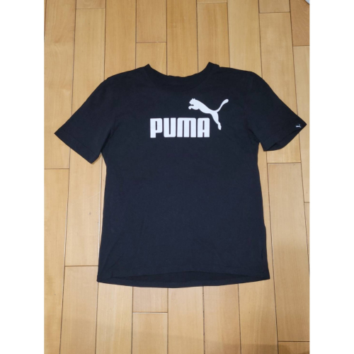 PUMA LOGO TEE black 短袖 上衣 T恤 素T T shirt 短T