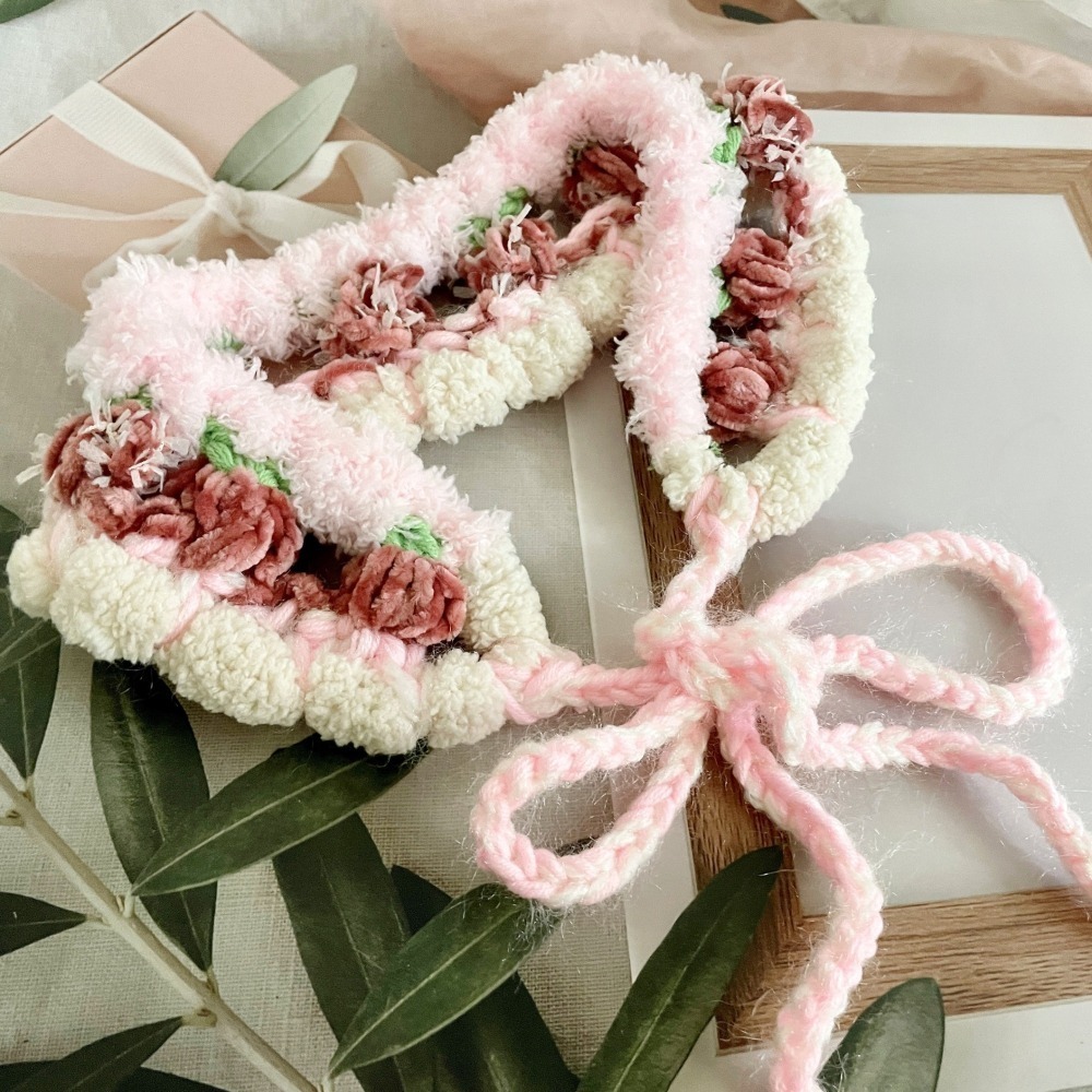 ＊哈娜髮飾＊編織髮帶~綁帶寬版頭帶 毛線 日系 寬邊頭 巾 圍脖 髮飾 頭飾 領巾-細節圖2