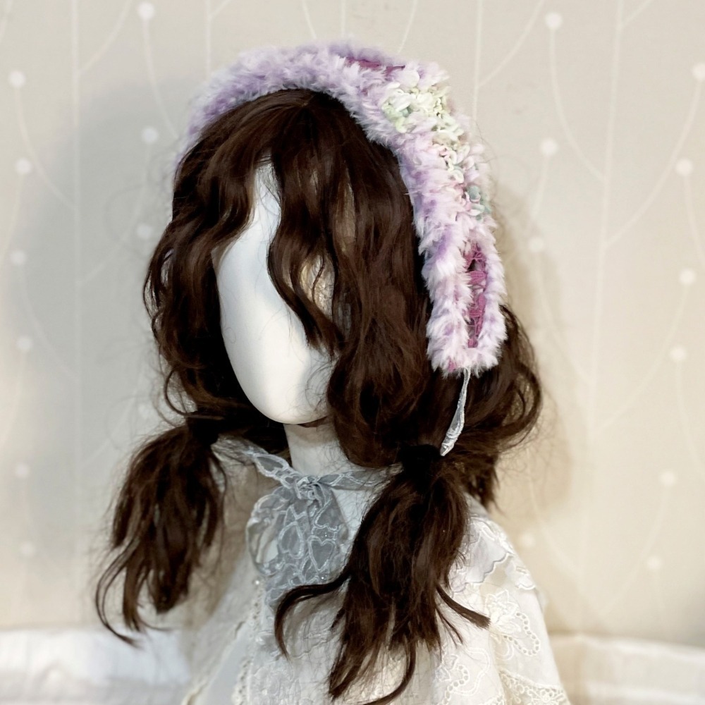 ＊哈娜髮飾＊編織髮帶~綁帶寬版頭帶 毛線 日系寬邊頭巾圍脖 髮飾 頭飾 領巾-細節圖2