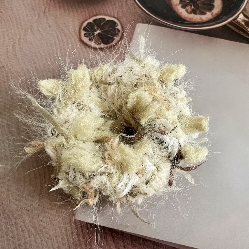 ＊哈娜髮飾＊編織髮箍 毛線耳環 編織大腸圈 耳飾 耳針 細頭箍 甜甜圈 頭飾 頭窟 法哭 髮哭 髮圈 髮枯 髮窟-細節圖2