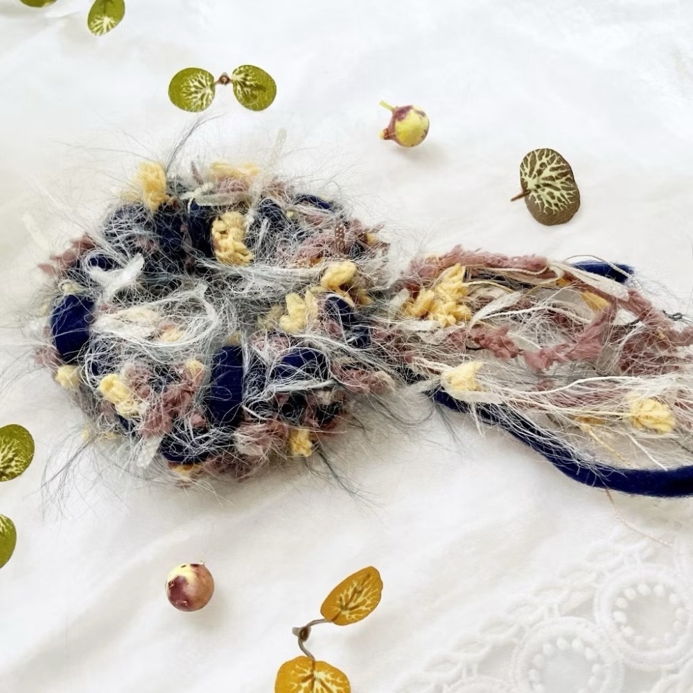 ＊哈娜髮飾＊手工編織大腸圈 編織髮箍 頭箍 髮窟 毛線髮圈 頭窟 髮束 髮繩 髮飾 頭飾 禮物 生日大腸髮圈 客製 訂製-規格圖5