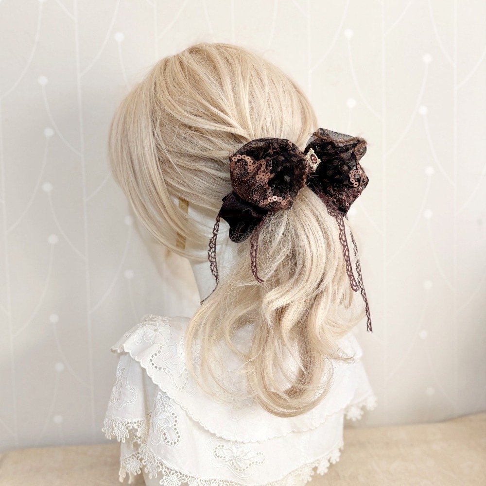 ＊哈娜髮飾＊布藝仙女夾 大蝴蝶 結鯊魚夾 香蕉夾 髮圈 馬尾夾 仙女夾 髮梳 壓夾 相交夾 抓夾 邊夾 髮叉 髮夾-細節圖2