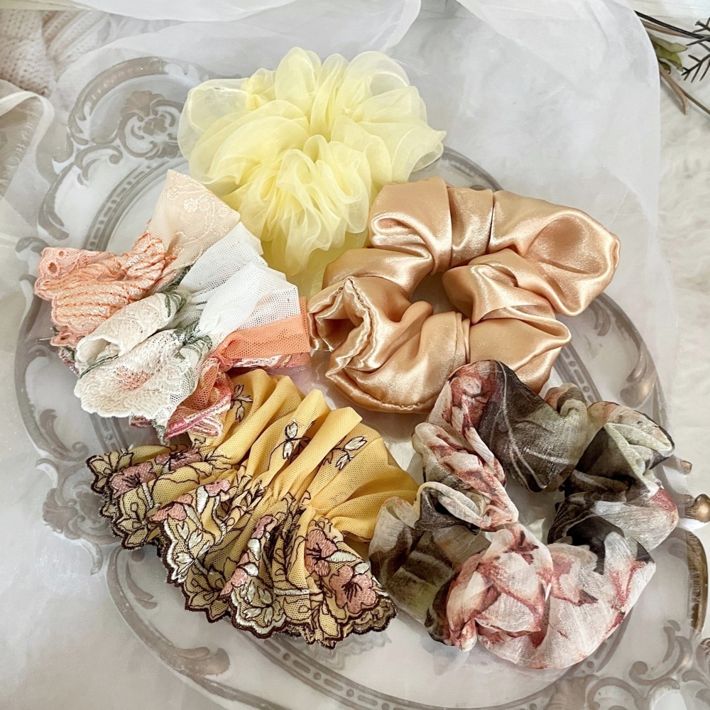 【福袋/驚喜包】布藝大腸圈(5入)超值組 禮物 送禮生日 手工髮圈 優惠 禮盒 禮品-細節圖3