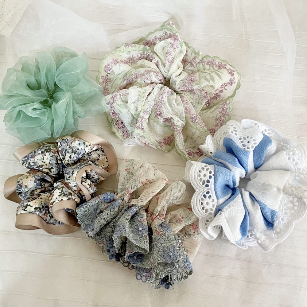 【福袋/驚喜包】布藝大腸圈(5入)超值組 禮物 送禮生日 手工髮圈 優惠 禮盒 禮品-細節圖4