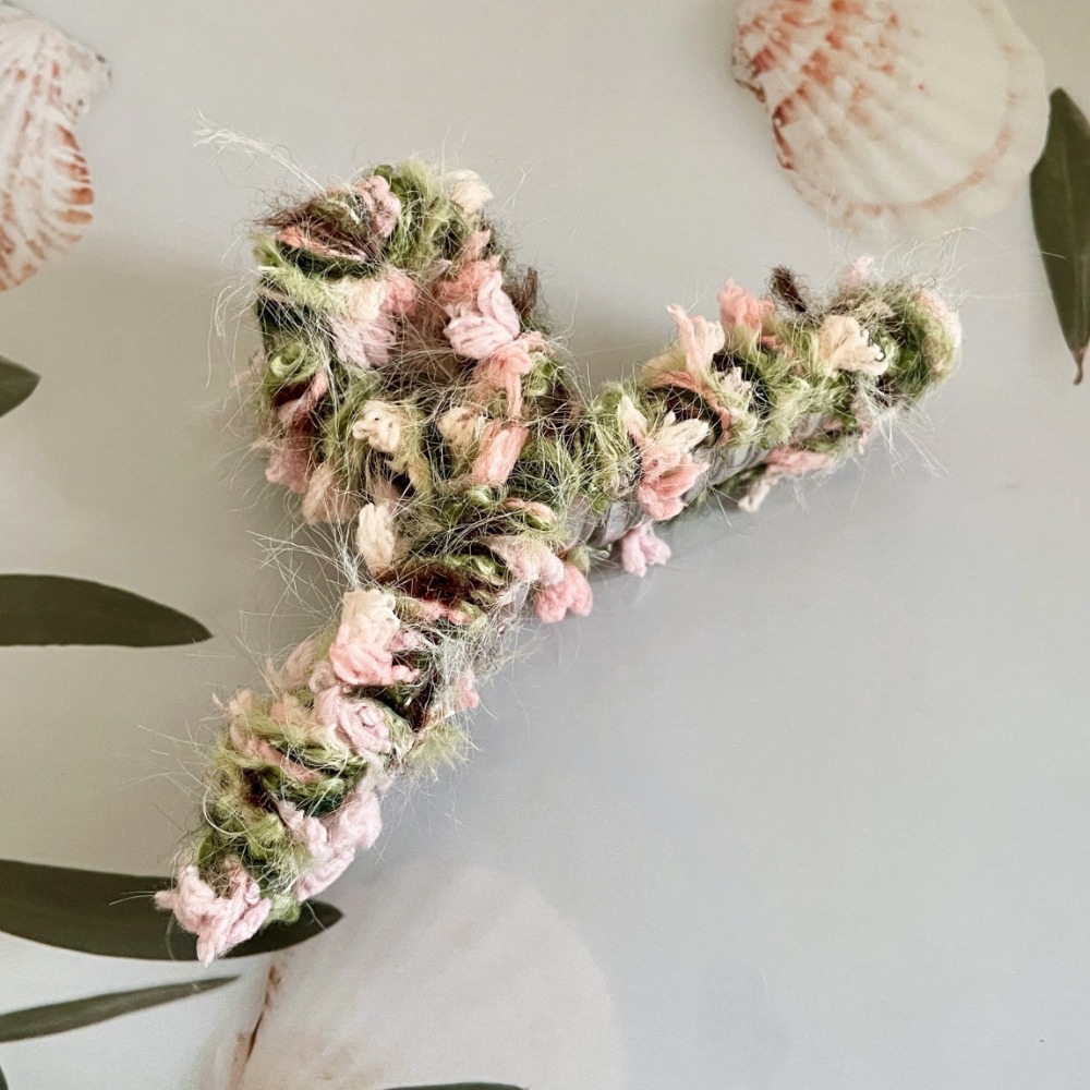 ＊哈娜髮飾＊手工紗線髮夾/毛線鯊魚夾 抓夾 髮飾 飾品 新娘頭飾 盤髮 丸子頭 包頭 禮物 生日-規格圖2