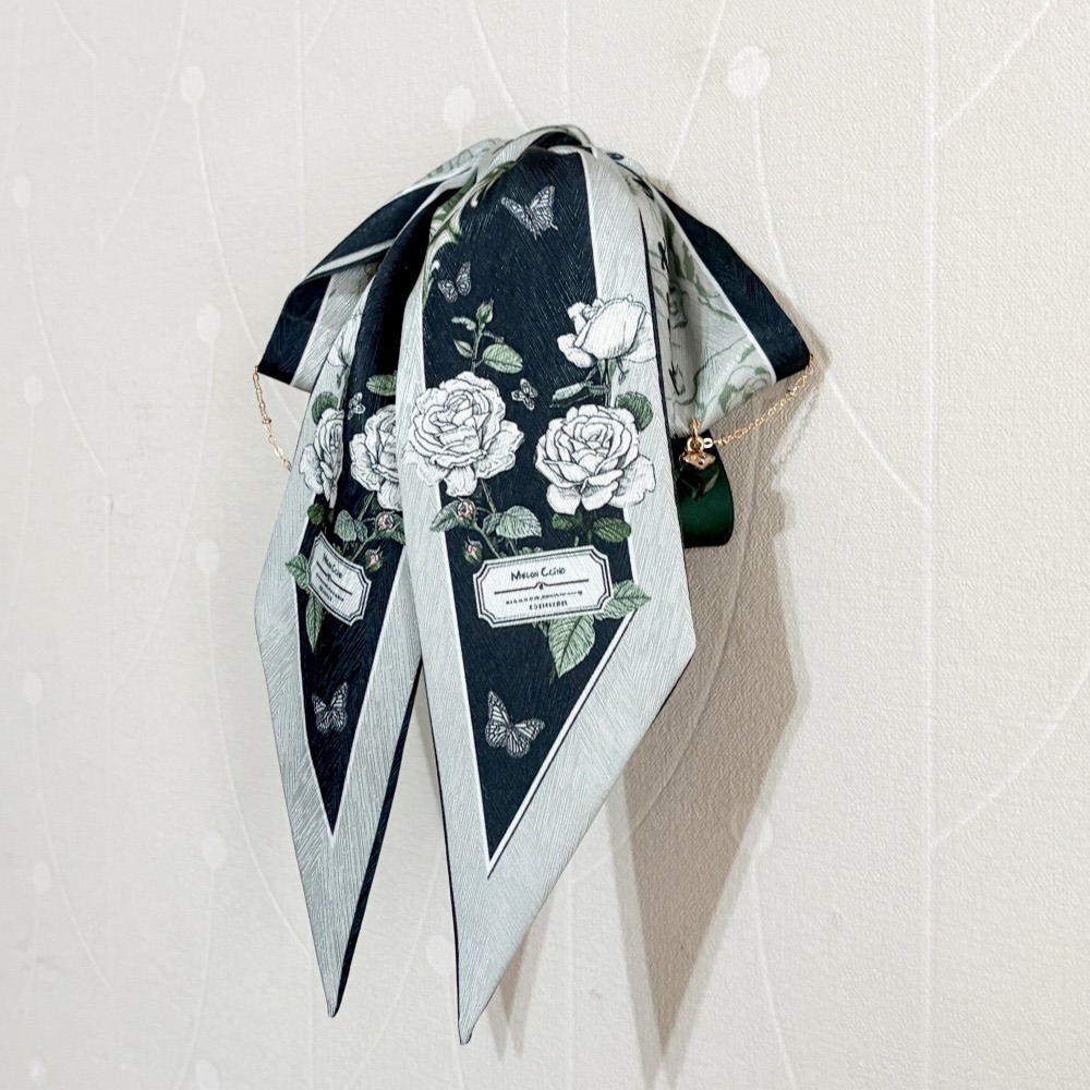 ＊哈娜髮飾＊法式絲巾式仙女夾 綠 香蕉夾 髮圈 馬尾夾 髮夾 相交夾 三爪夾 包頭抓夾 鯊魚夾 髮叉 髮梳 邊夾-細節圖2