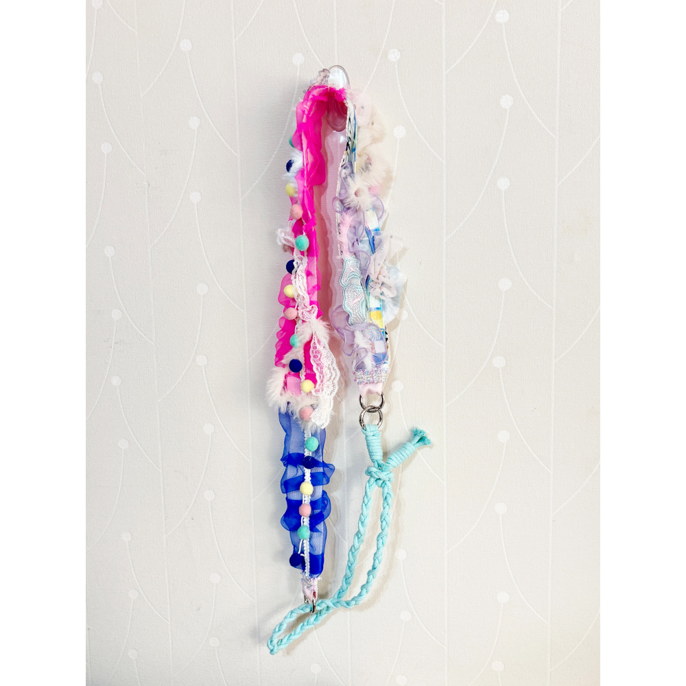 ＊哈娜髮飾＊手機掛繩 編織帶 吊飾 包包背帶 可調式 長短 肩背 斜背包袋 手機墊片夾片 掛繩 吊飾 手機繩 背繩側背-細節圖5