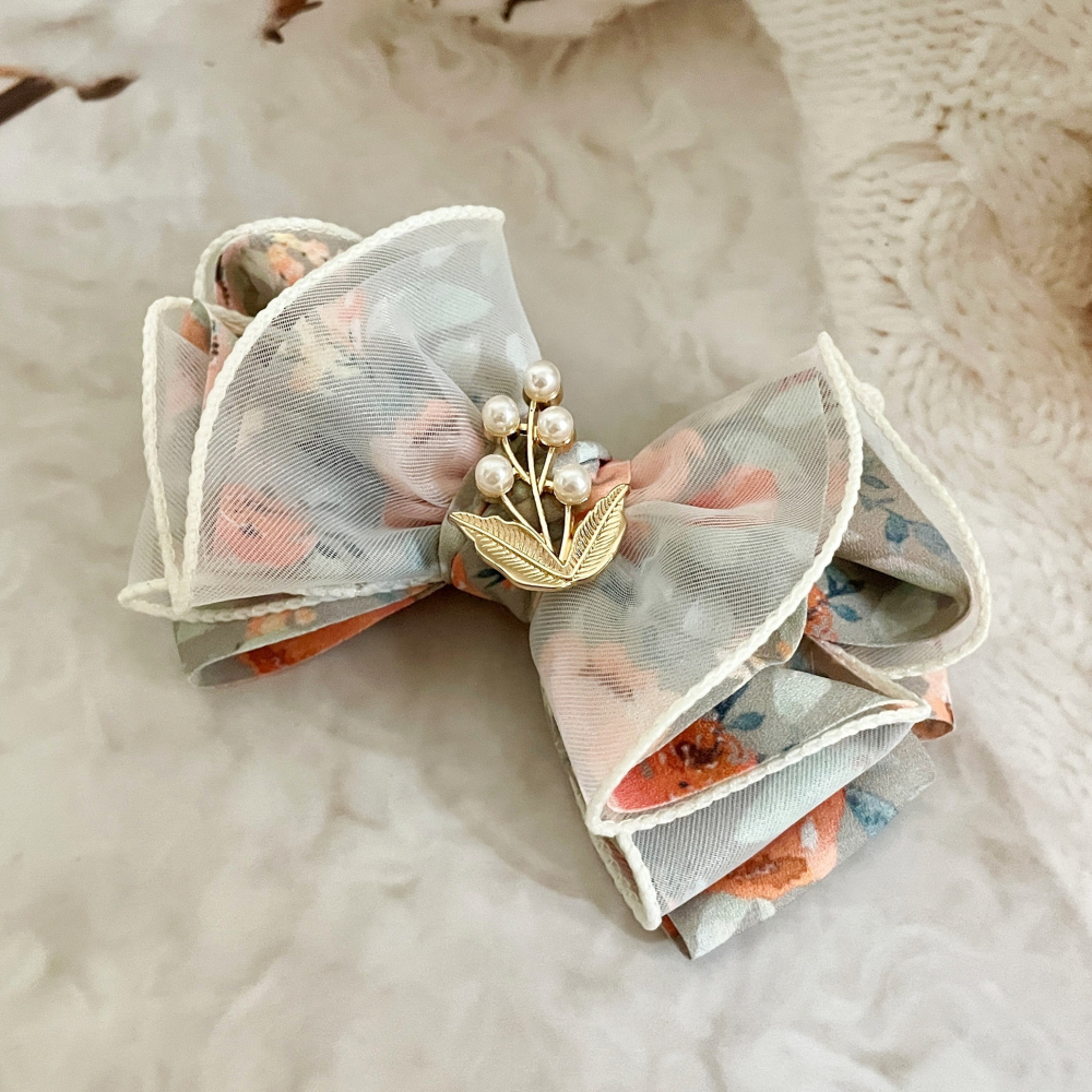 ＊哈娜髮飾＊手工立體蝴蝶結/香蕉夾 相交夾 鯊魚夾 抓夾 邊夾 髮圈 大腸圈 髮梳 髮叉 髮夾 壓夾 馬尾夾 彈簧夾-細節圖2