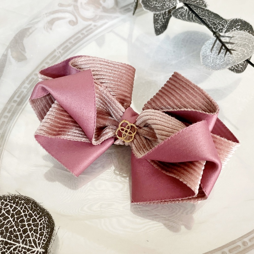 ＊哈娜髮飾＊手工立體蝴蝶結/香蕉夾 相交夾 鯊魚夾 抓夾 邊夾 髮圈 大腸圈 髮梳 髮叉 髮夾 壓夾 馬尾夾 彈簧夾-規格圖2