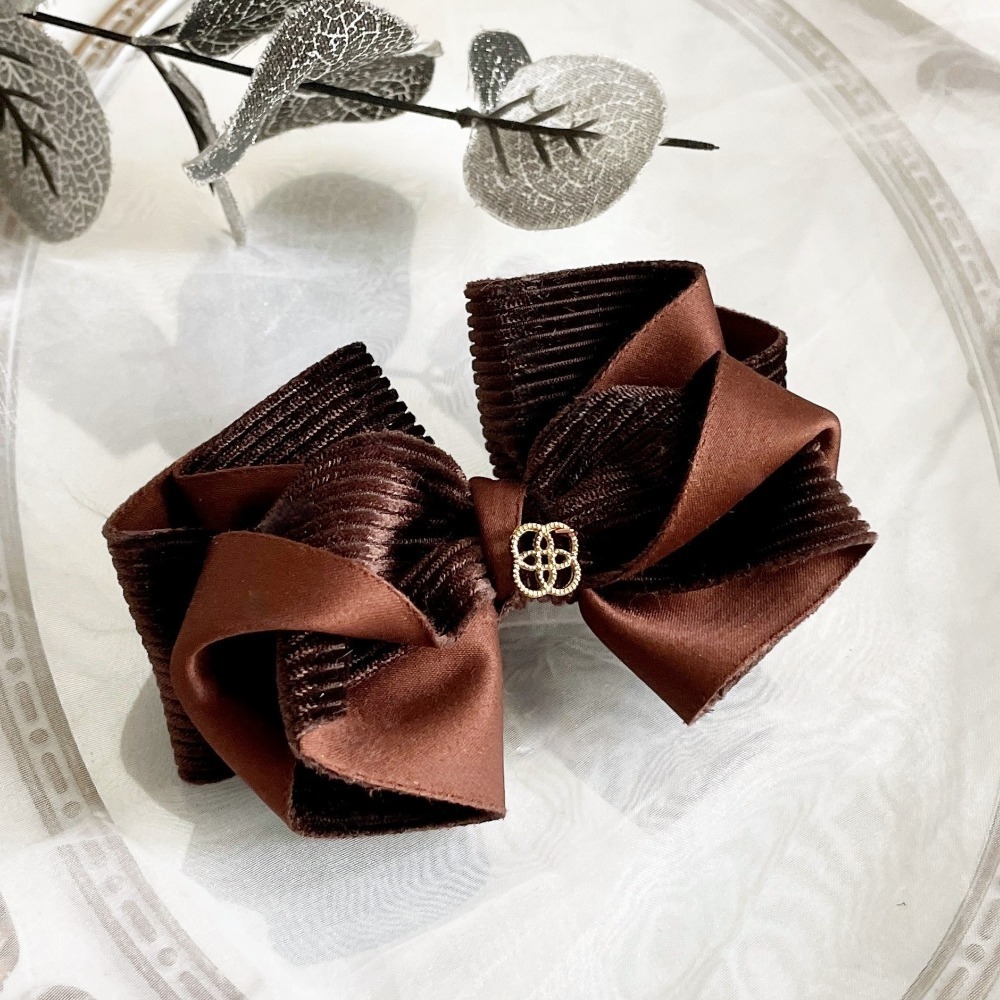 ＊哈娜髮飾＊手工立體蝴蝶結/香蕉夾 相交夾 鯊魚夾 抓夾 邊夾 髮圈 大腸圈 髮梳 髮叉 髮夾 壓夾 馬尾夾 彈簧夾-規格圖2