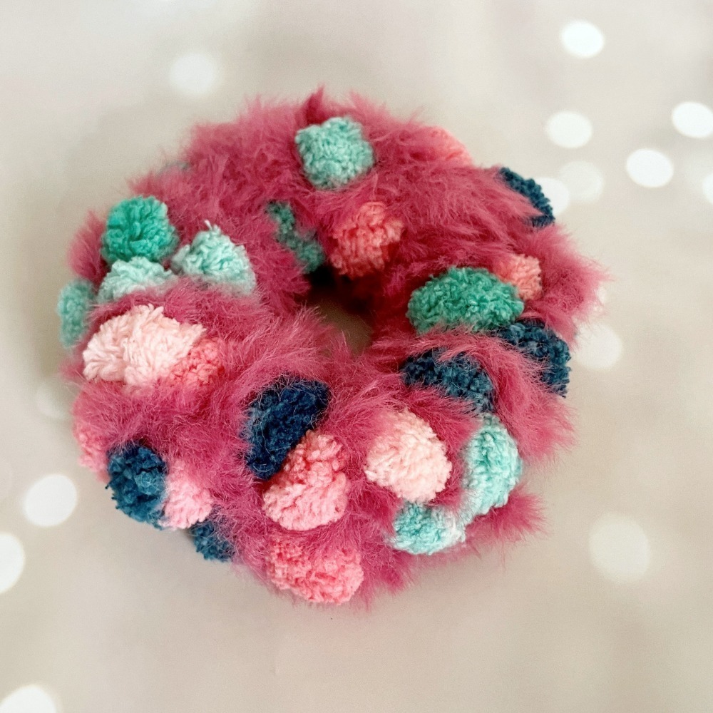 ＊哈娜髮飾＊手工編織大腸圈~毛線髮圈 甜甜圈髮束 髮繩 髮飾 頭飾 禮物 生日大腸髮圈 客製 訂製-規格圖10