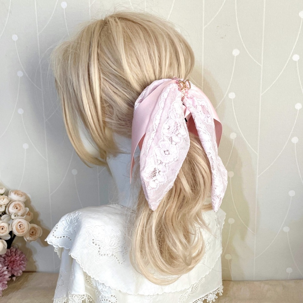 ＊哈娜髮飾＊法式絲巾式仙女夾/ 香蕉夾 大腸圈 髮圈 馬尾夾 髮夾 相交夾 三爪夾 包頭抓夾 鯊魚夾 髮叉 髮梳 邊夾-細節圖2