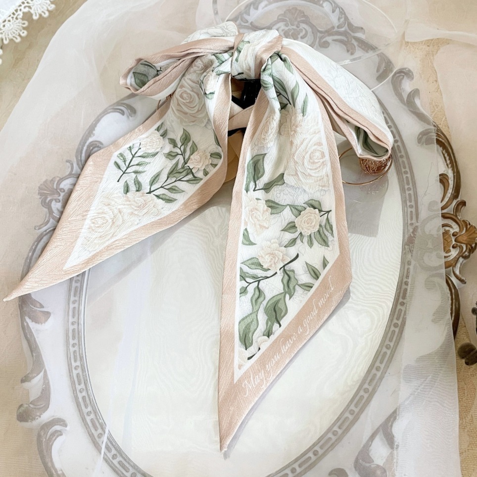 ＊哈娜髮飾＊法式絲巾式仙女夾/ 香蕉夾 大腸圈 髮圈 馬尾夾 髮夾 相交夾 三爪夾 包頭抓夾 鯊魚夾 髮叉 髮梳 邊夾-細節圖2