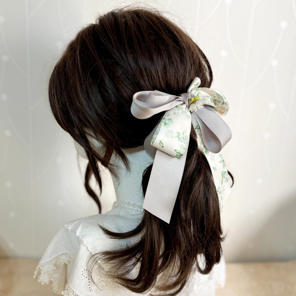 ＊哈娜髮飾＊獨家手工仙女夾/大蝴蝶結香蕉夾鯊魚夾 大腸圈髮圈 馬尾夾 髮夾 相交夾 三爪夾 包頭抓夾 髮叉 髮梳 邊夾-細節圖2