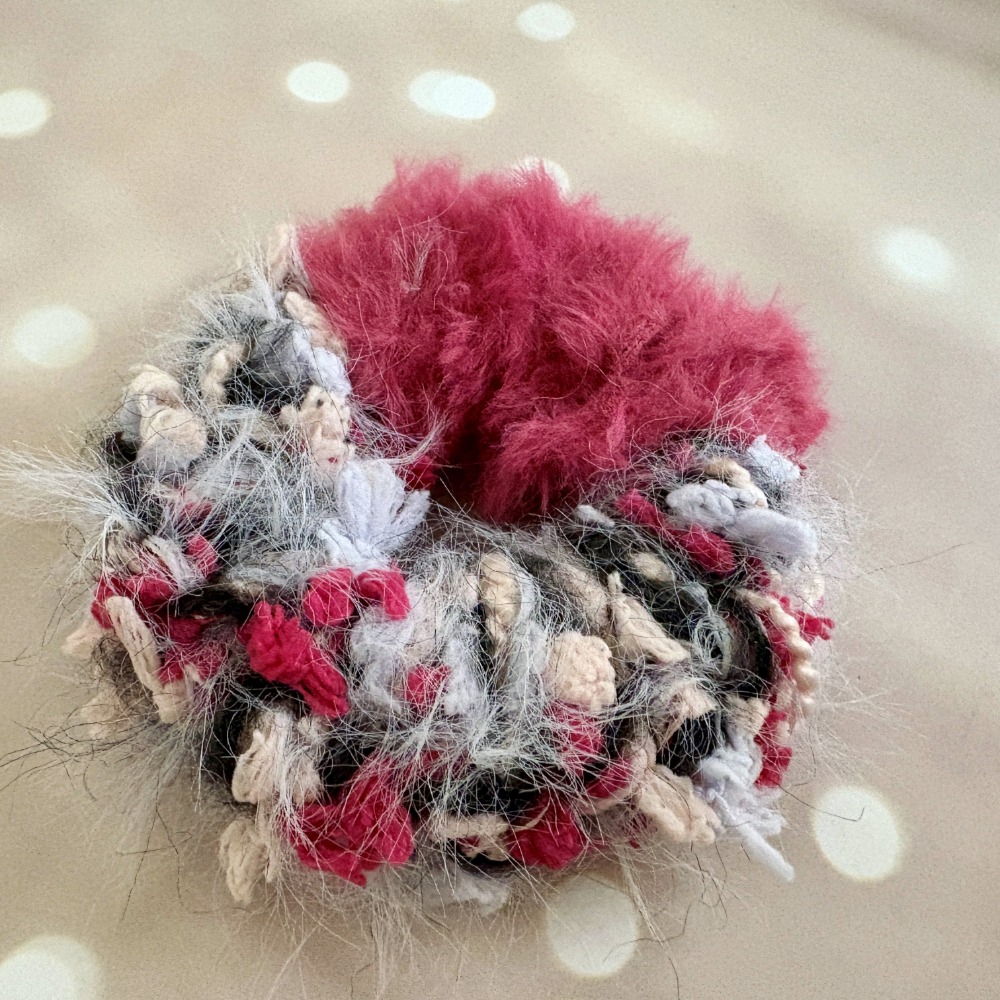 ＊哈娜髮飾＊手工編織大腸圈~毛線髮圈 甜甜圈髮束 髮繩 髮飾 頭飾 禮物 生日大腸髮圈 客製 訂製-規格圖3