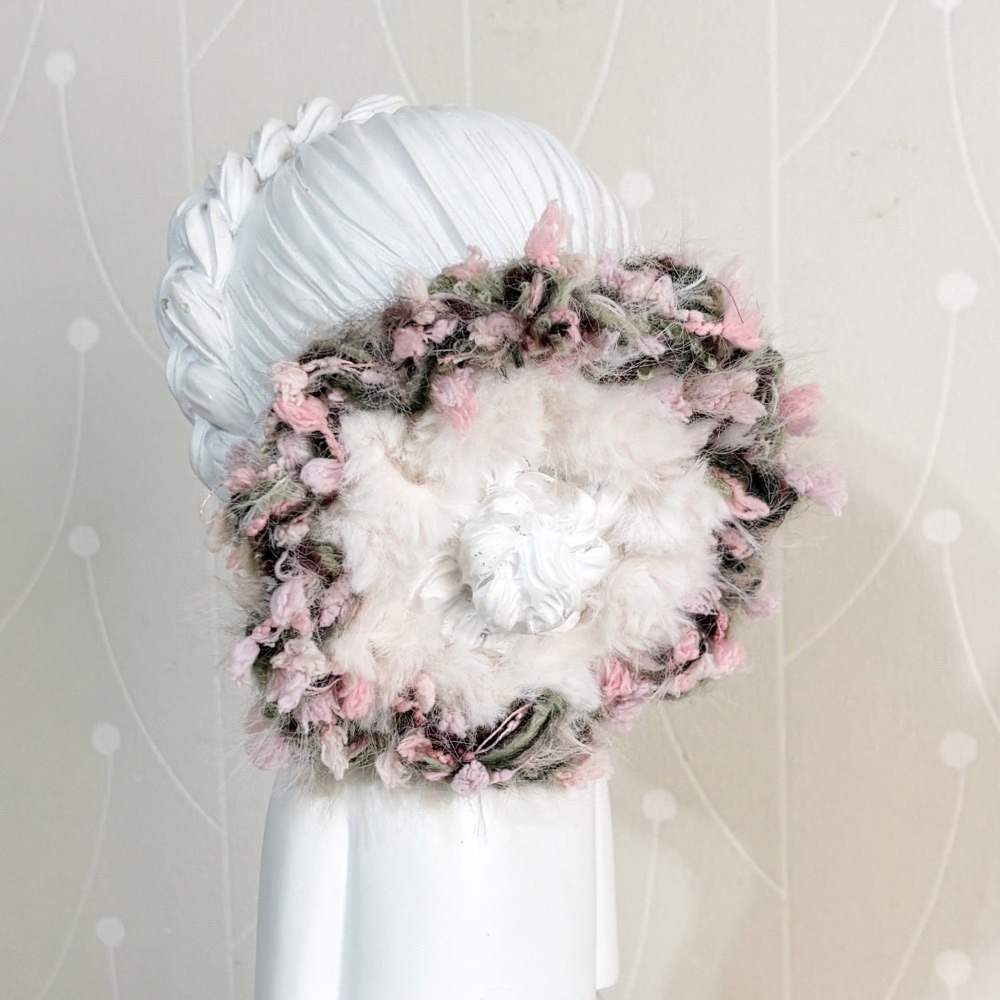 ＊哈娜髮飾＊手工編織大腸圈~滾邊毛線髮圈 甜甜圈髮束 髮繩 髮飾 頭飾 禮物 生日大腸髮圈 客製 訂製-細節圖2