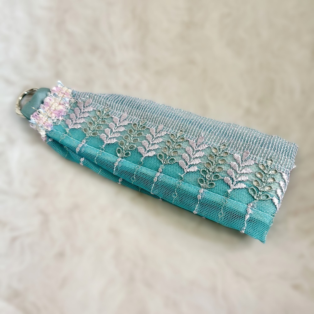 手機掛繩/ 復古蕾絲手機手腕帶 刺繡掛繩 手機背帶 手腕繩 手機繩 背繩 吊飾 票卡吊帶 掛繩-規格圖7