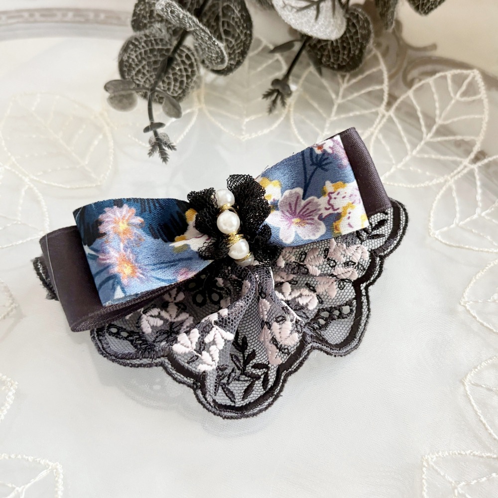 ＊哈娜髮飾＊可愛裙襬蝴蝶結髮夾/ 瀏海夾 馬尾夾 自動夾 邊夾 壓夾 鴨嘴夾 H夾 髮叉 髮梳 彈簧夾 法國夾 鯊魚夾-細節圖6