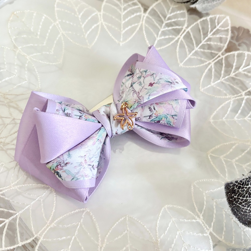 ＊哈娜髮飾＊手工立體蝴蝶結/香蕉夾 相交夾 鯊魚夾 抓夾 邊夾 髮圈 大腸圈 髮梳 髮叉 髮夾 壓夾 馬尾夾 彈簧夾-細節圖2