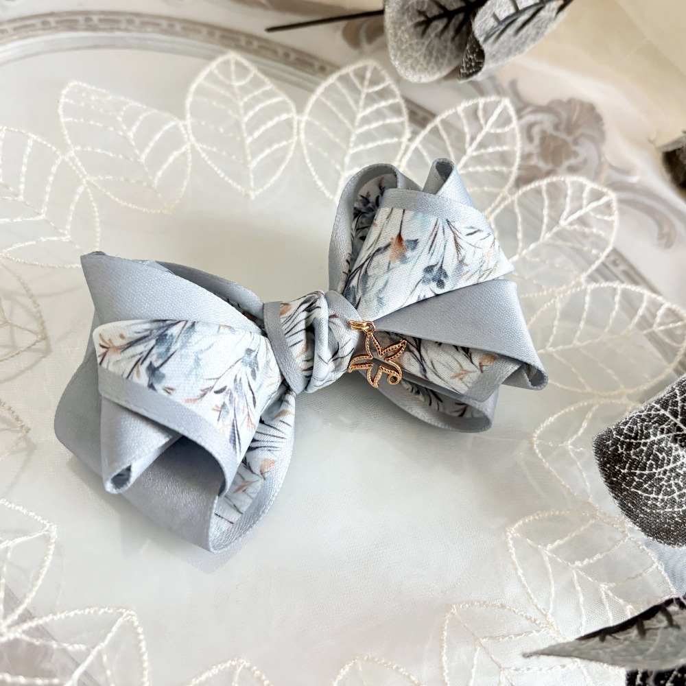 ＊哈娜髮飾＊手工立體蝴蝶結/香蕉夾 相交夾 鯊魚夾 抓夾 邊夾 髮圈 大腸圈 髮梳 髮叉 髮夾 壓夾 馬尾夾 彈簧夾-規格圖4