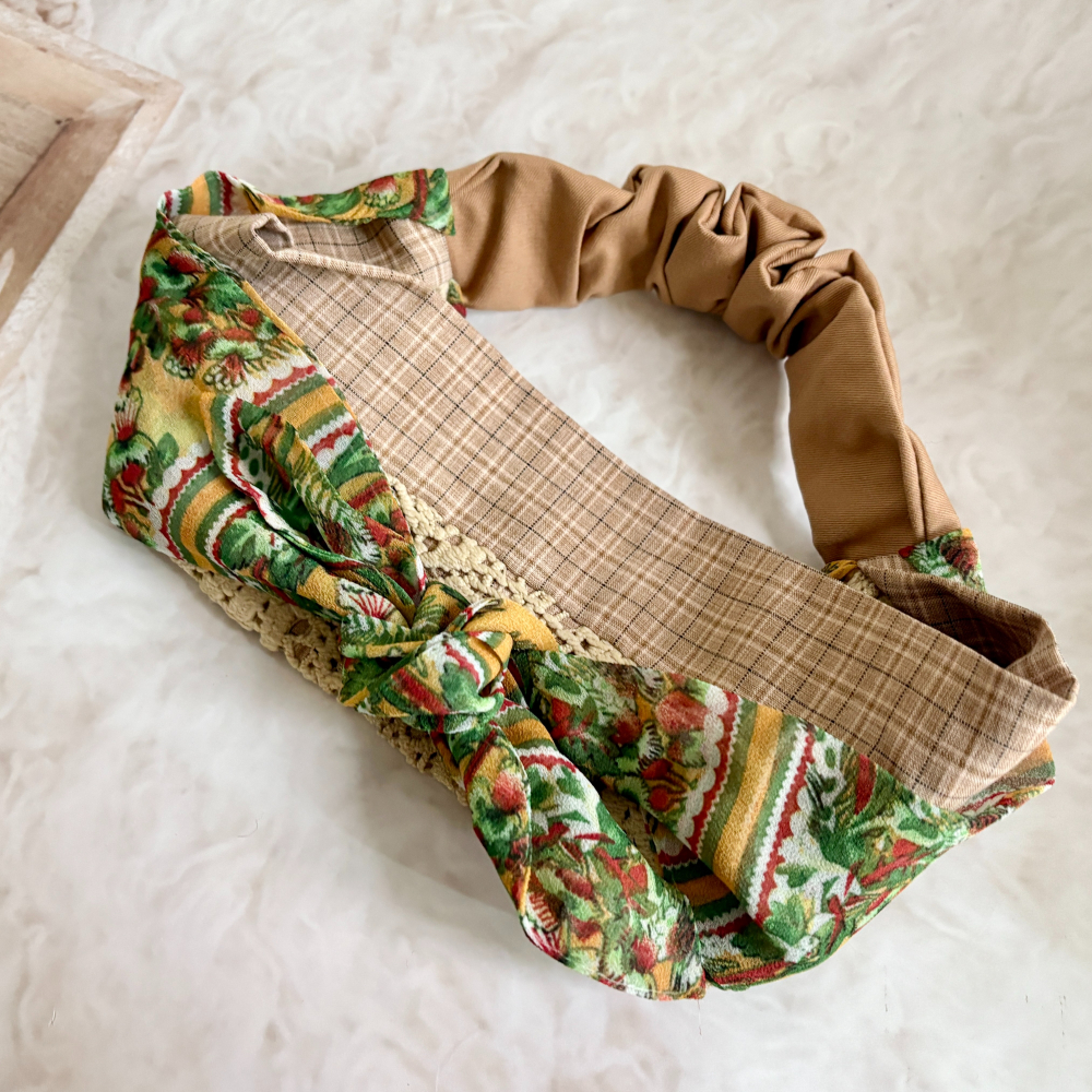 ＊哈娜髮飾＊多用綁帶髮帶~ 蝴蝶結扭結交叉打結寬版 口罩減壓 髮箍 髮束 髮圈 領巾 頭箍 頭巾 髮窟 頭飾 頭帶-細節圖4