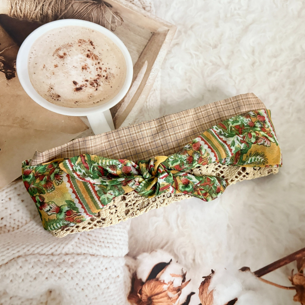 ＊哈娜髮飾＊多用綁帶髮帶~ 蝴蝶結扭結交叉打結寬版 口罩減壓 髮箍 髮束 髮圈 領巾 頭箍 頭巾 髮窟 頭飾 頭帶-細節圖5