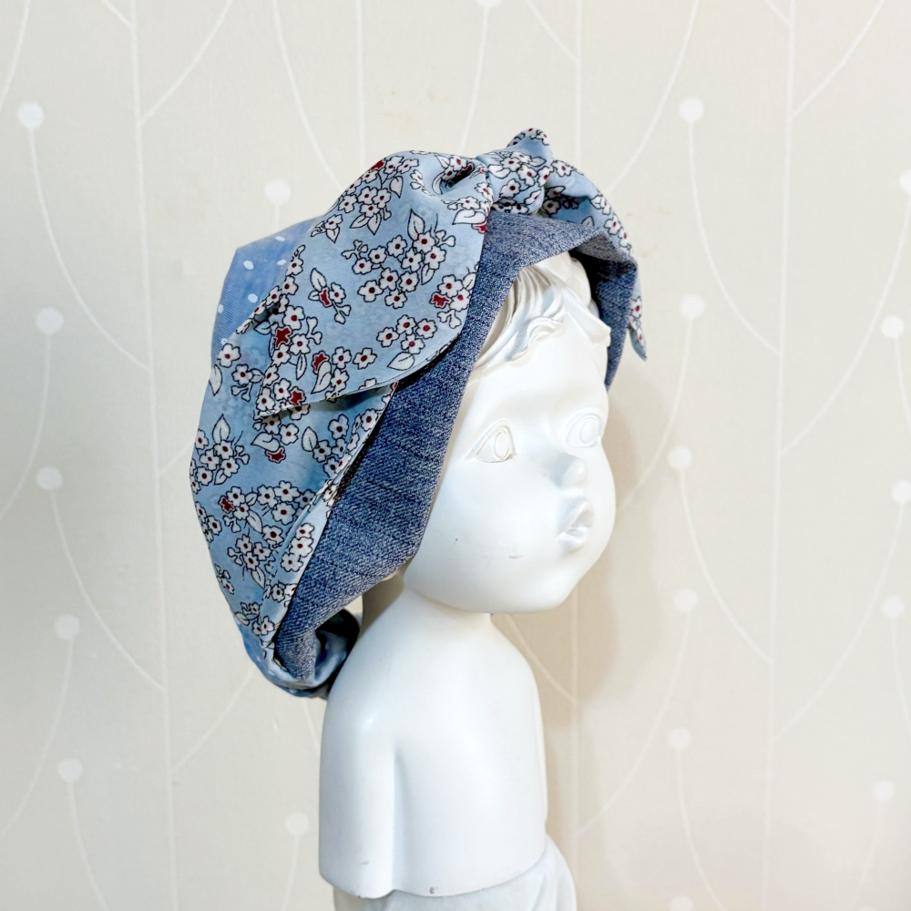 ＊哈娜髮飾＊多用綁帶髮帶~ 蝴蝶結扭結交叉打結寬版 口罩減壓 髮箍 髮束 髮圈 領巾 頭箍 頭巾 髮窟 頭飾 頭帶-細節圖3